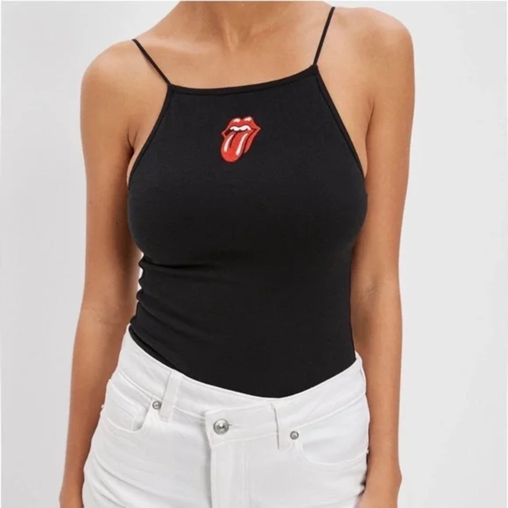 American Eagle Rolling Stones Bodysuit- Size XL